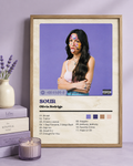 Olivia Rodrigo SOUR Tracklist Poster | Unframed Bedroom Wall Art