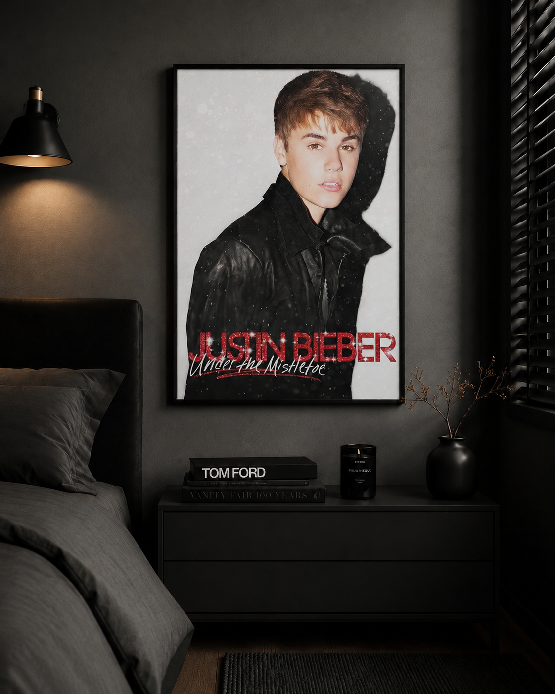 Justin Bieber Debut Era  | Waterproof Non-Woven Fabric Music album cover poster print wall art decor