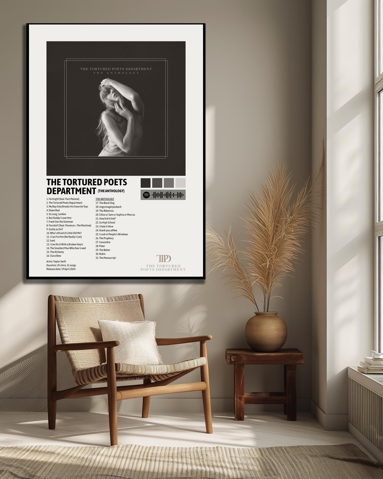 Taylor Swift Kanye West Late Registration   Non-woven Wall Decor album cover poster print wall art decor