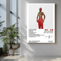 Tyler, The Creator Dont Tap The Glass Tracklist Poster poster wall art print room decor