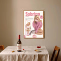 Sabrina Carpenter Pink Collage Poster | Unframed Bedroom Wall Art