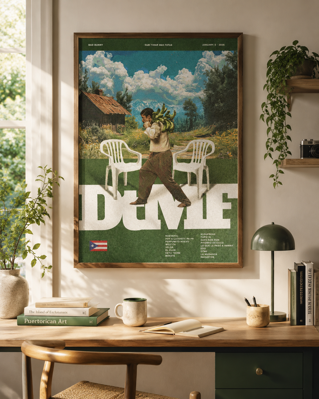 Bad Bunny Debí Tirar Más Fotos   | Unframed Bedroom Wall Art album cover poster print wall art decor