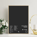 Kanye West Donda Tracklist Wall Art Print poster wall art print room decor