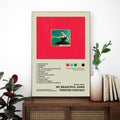 Kanye West My Beautiful Dark Twisted Fantasy Tracklist Wall Art poster wall art print room decor