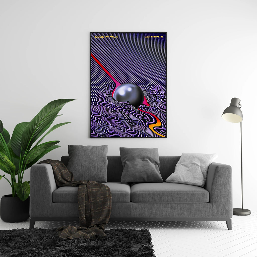 Tame Impala Currents  | Unframed Bedroom Wall Art album cover poster print wall art decor