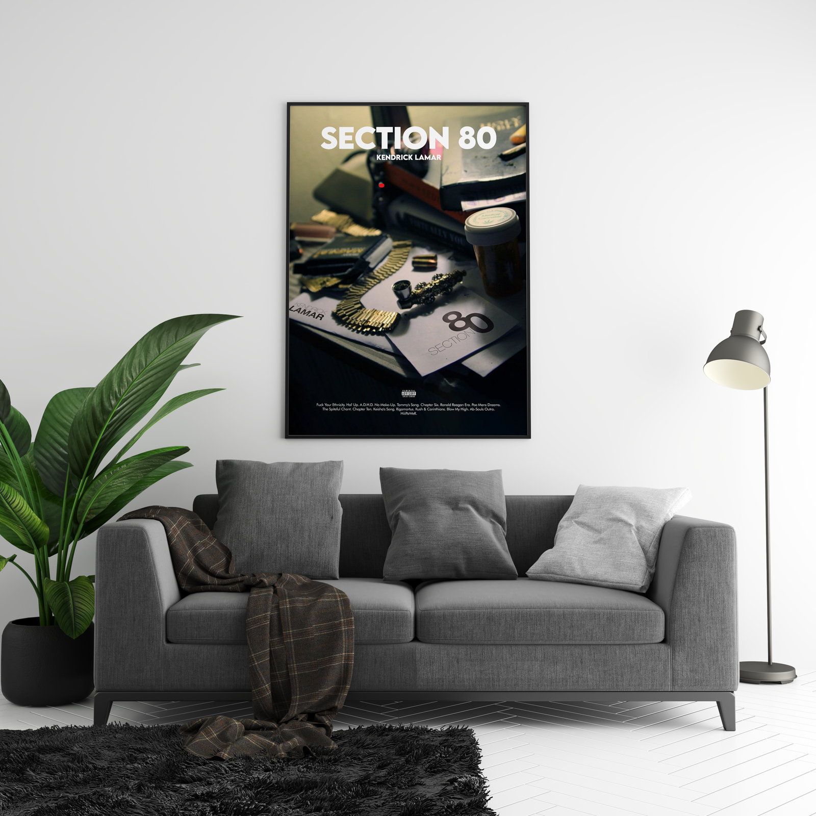 Kendrick Lamar Section 80 album cover poster print wall art decor