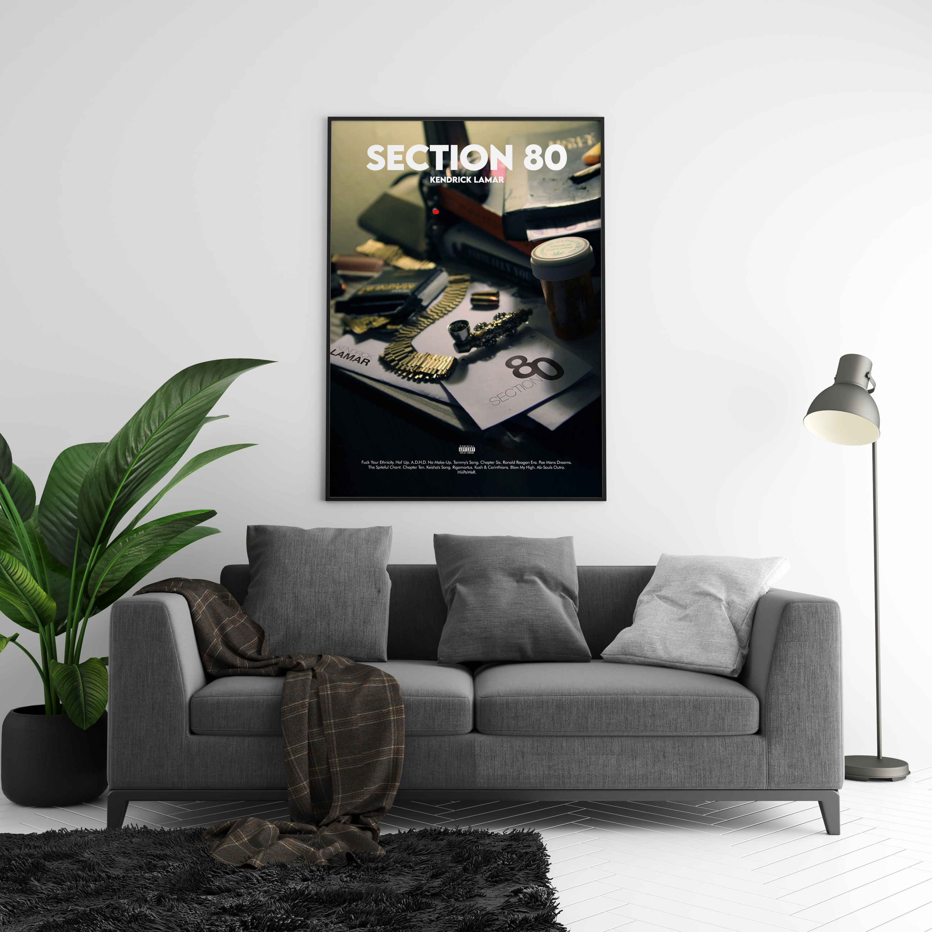 Kendrick Lamar Section 80 Poster poster wall art print room decor
