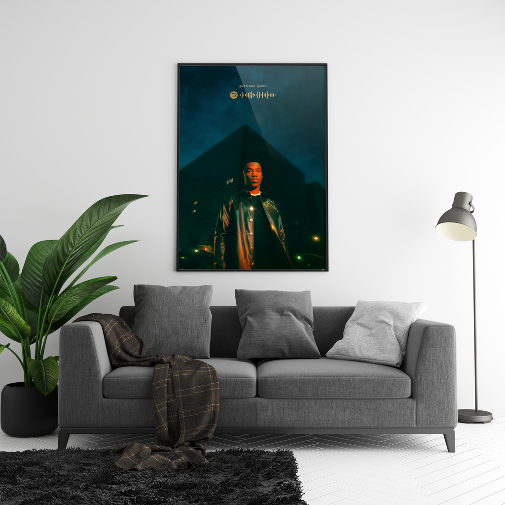 GIVĒON Give Or Take Portrait  | Unframed Bedroom Wall Art album cover poster print wall art decor