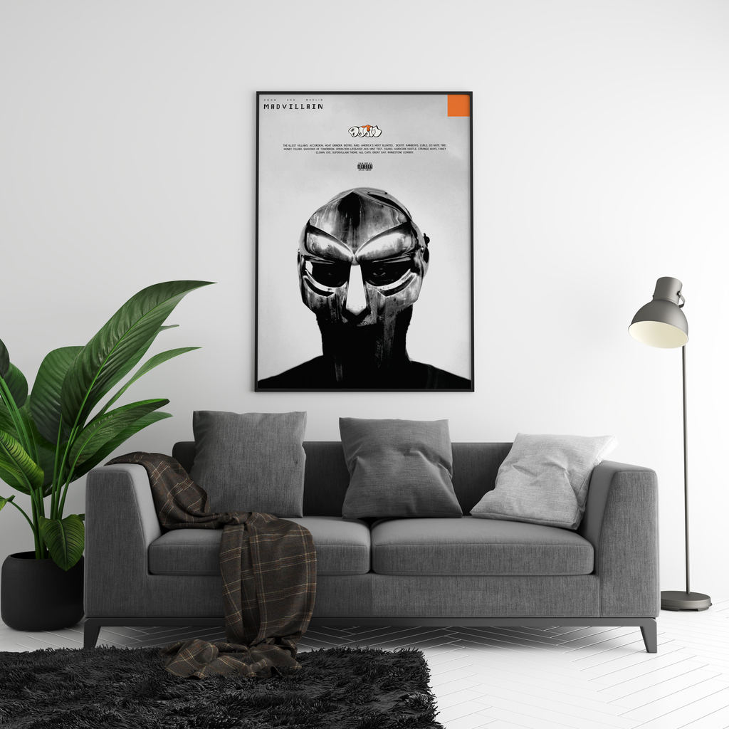 MF DOOM MadVillain album cover poster print wall art decor