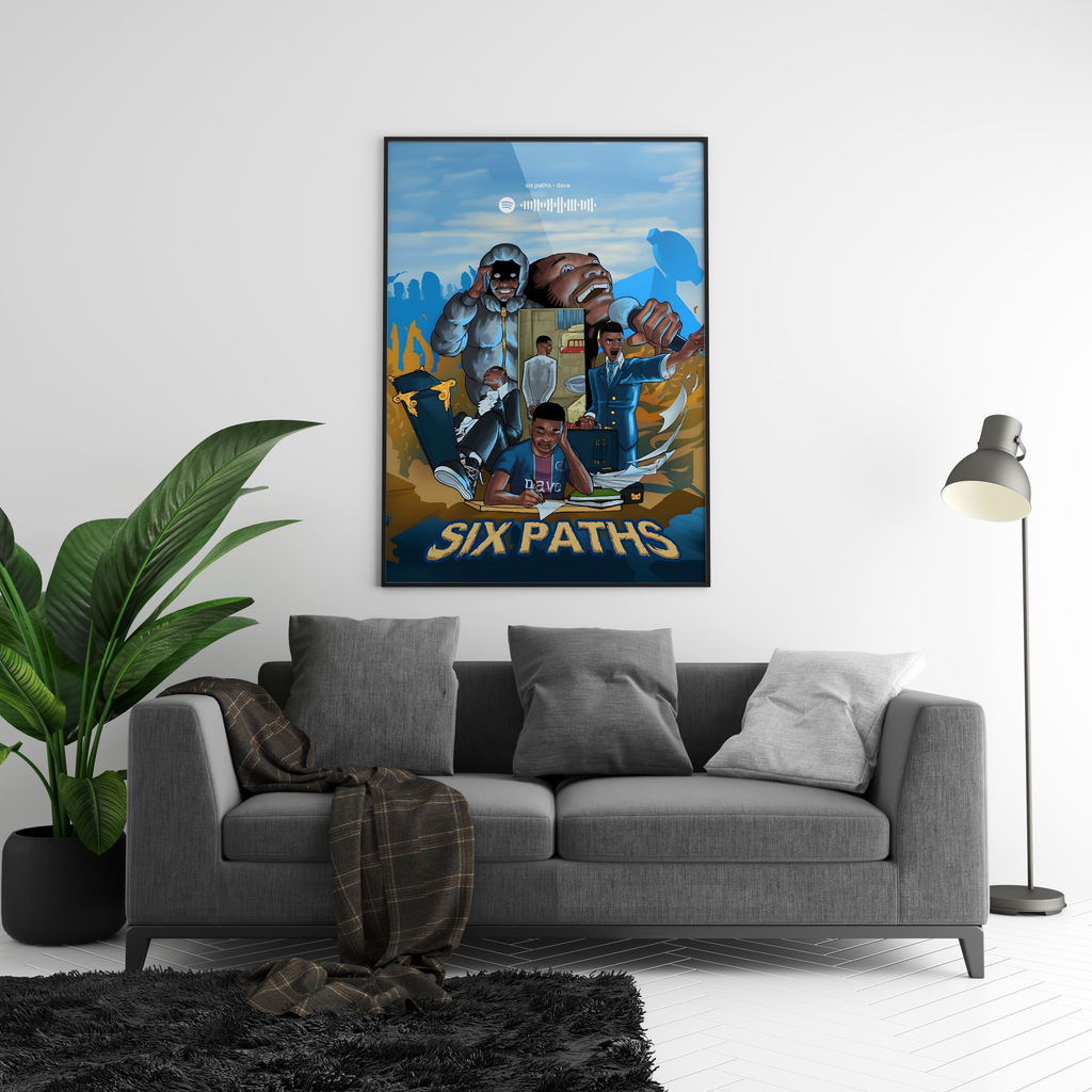 Dave Six Paths Spotify album cover poster print wall art decor
