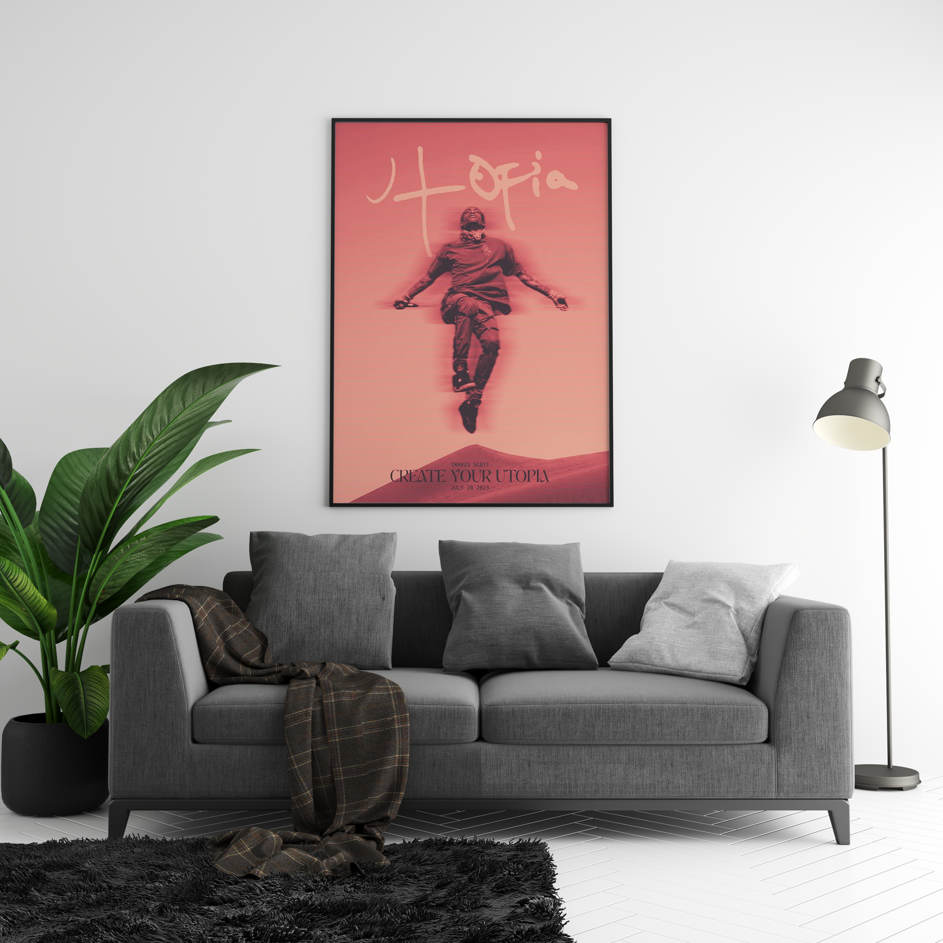 Travis Scott Utopia Retrograde poster wall art print room decor