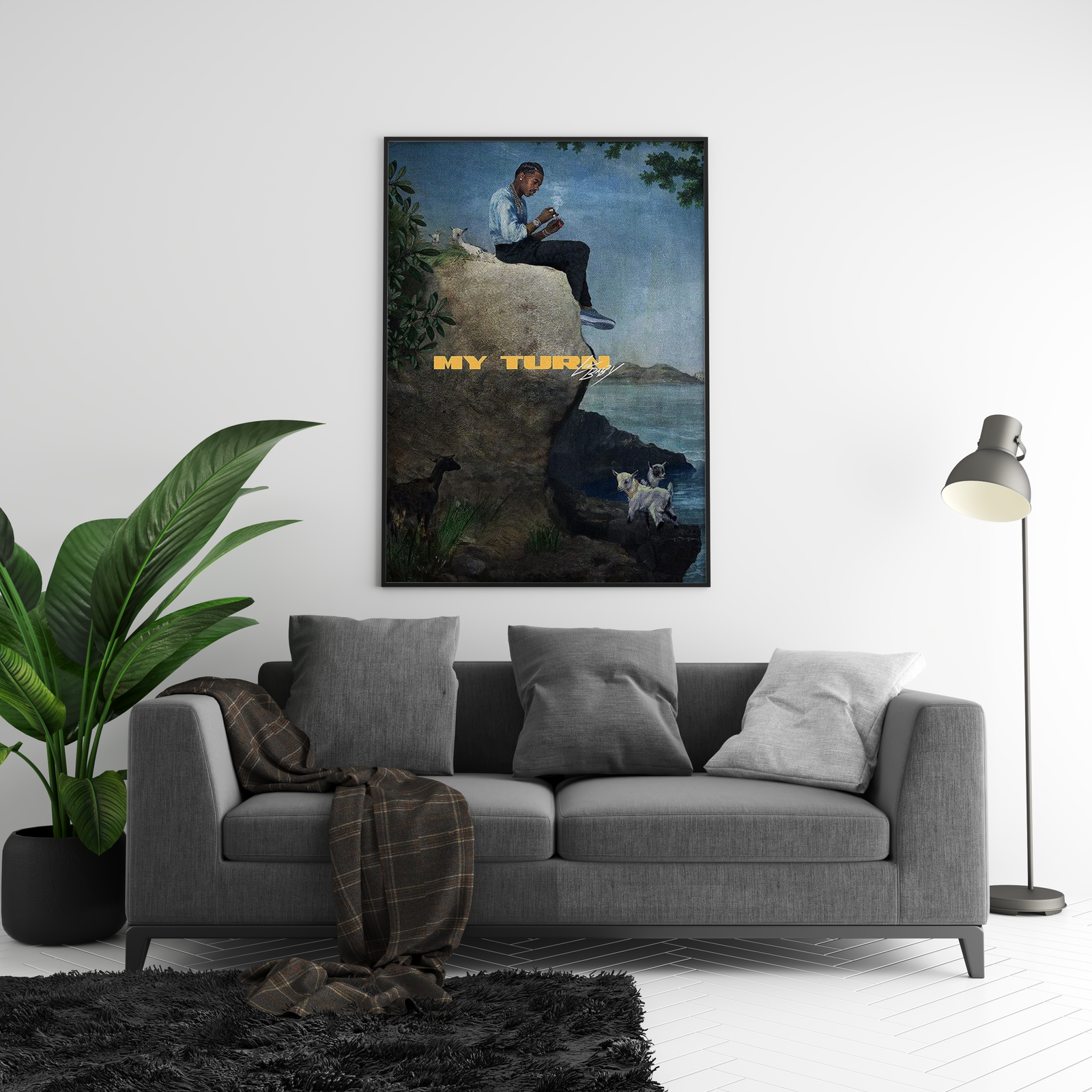 Lil Baby My Turn Album | Unframed Bedroom album cover poster print wall art decor