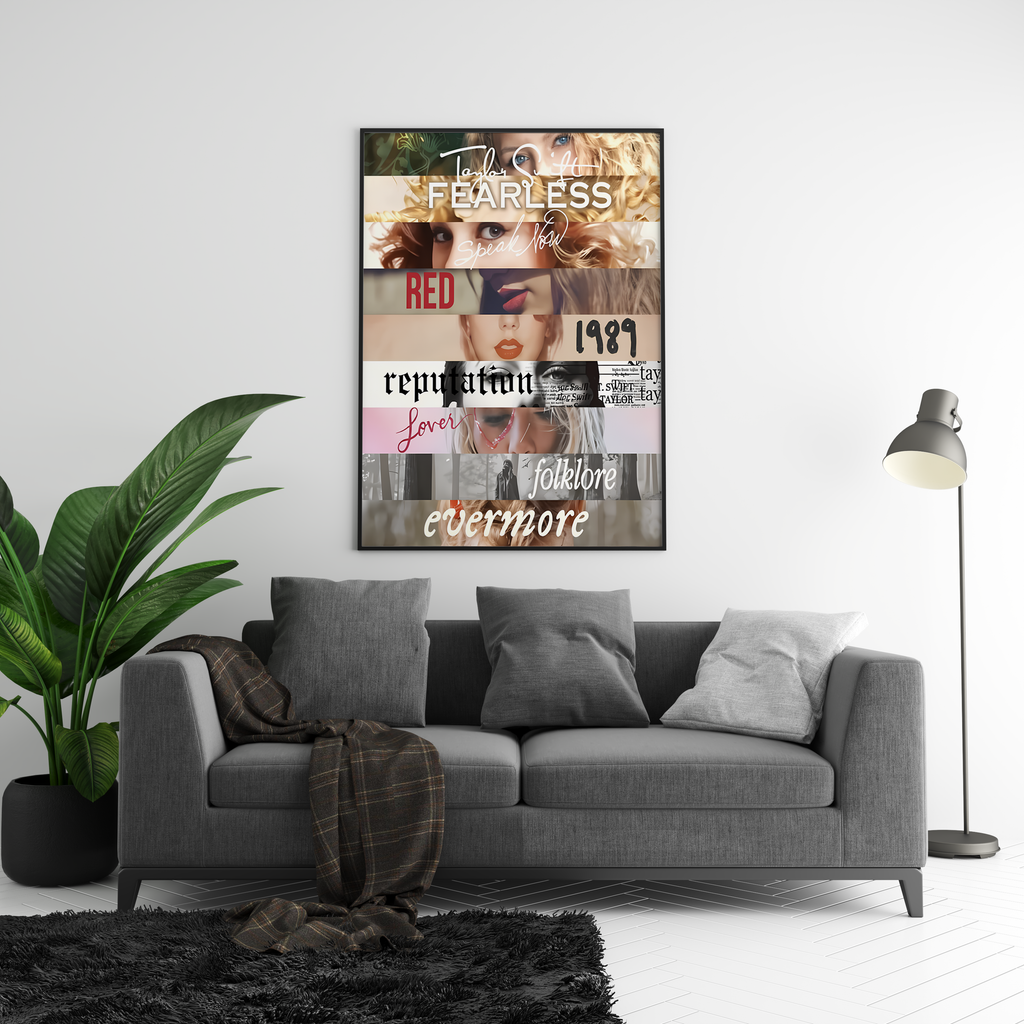 Taylor Swift Eras Collage  | Unframed Bedroom Wall Art album cover poster print wall art decor