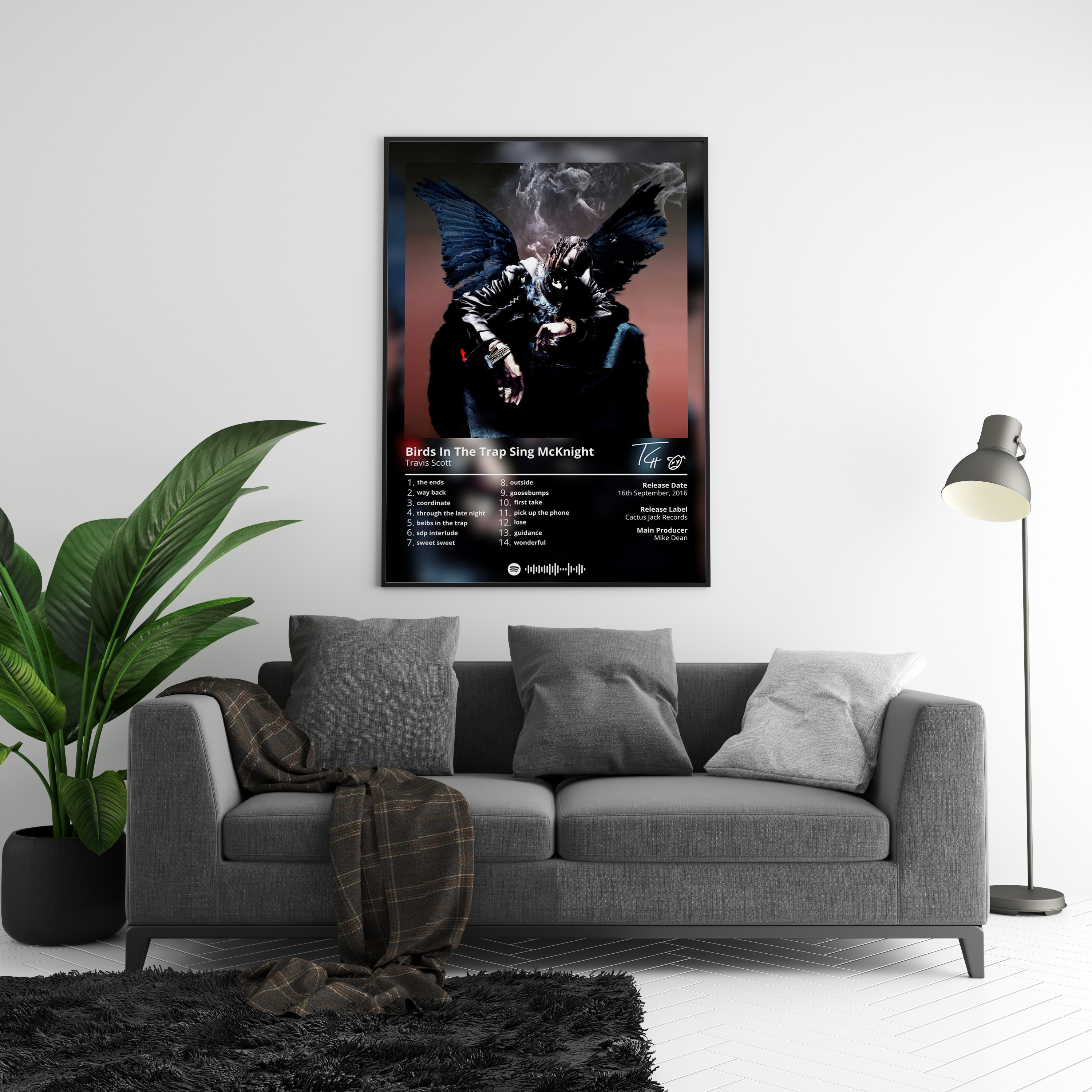 Travis Scott Birds In The Trap Sing McKnight Album Poster poster wall art print room decor