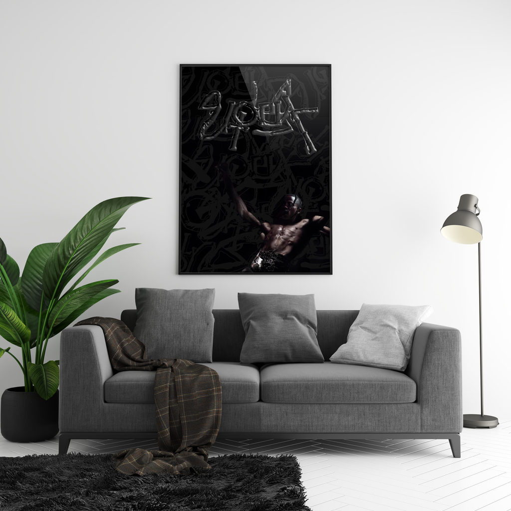 Travis Scott Utopia  | Unframed Bedroom Wall Art album cover poster print wall art decor