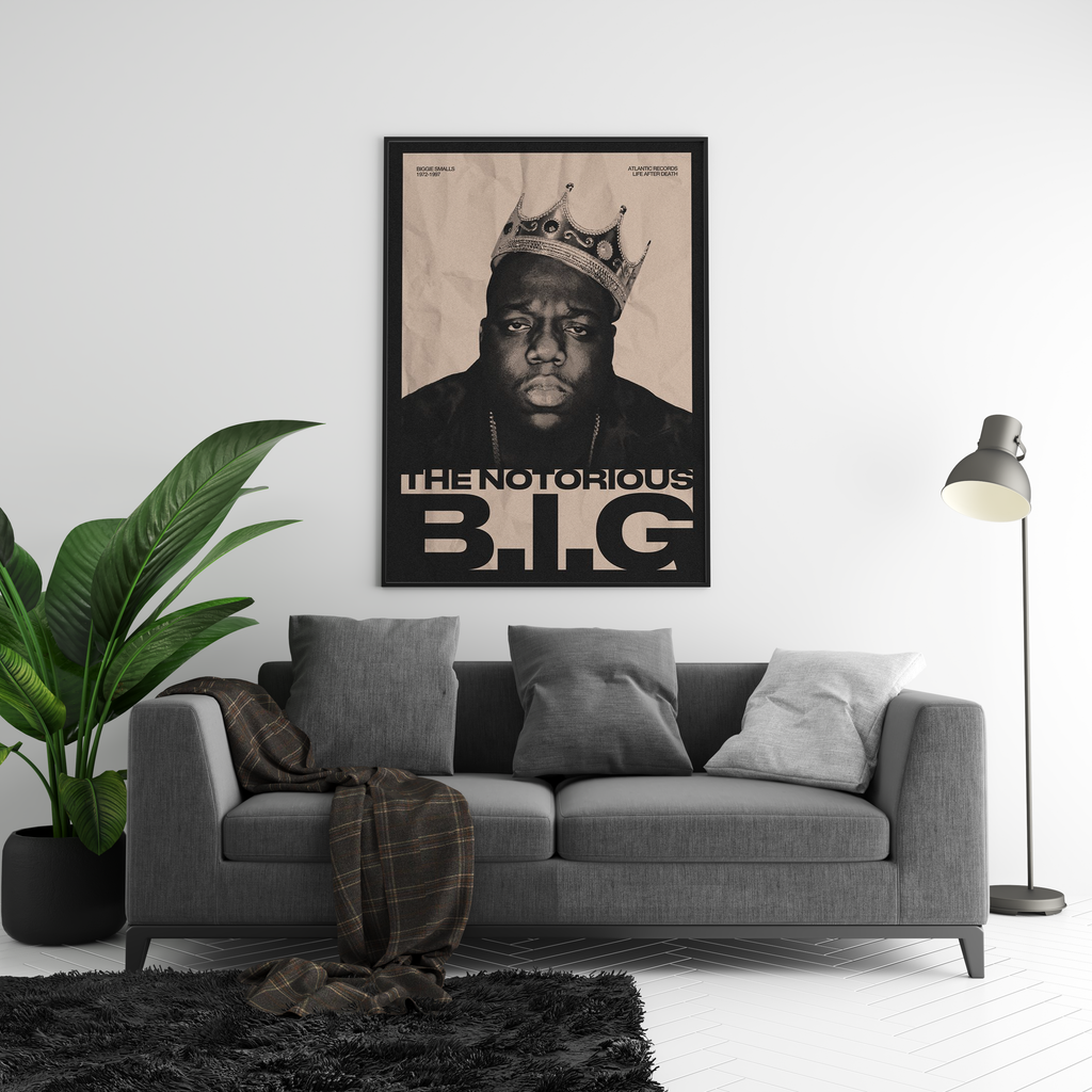 The Notorious B.I.G. Life After Death 25th Anniversary  | Unframed Bedroom Wall Art album cover poster print wall art decor