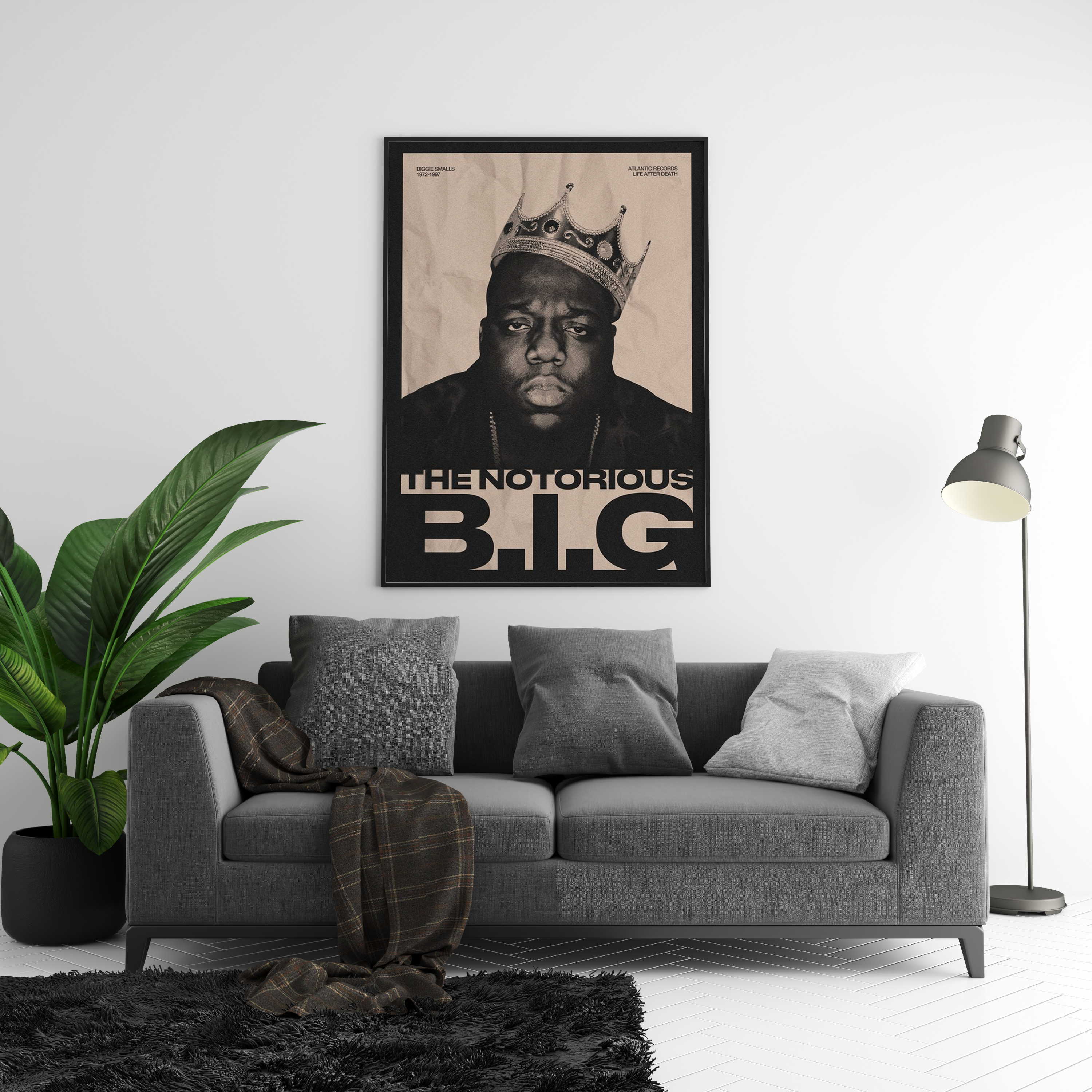 The Notorious B.I.G. SURREAL poster wall art print room decor