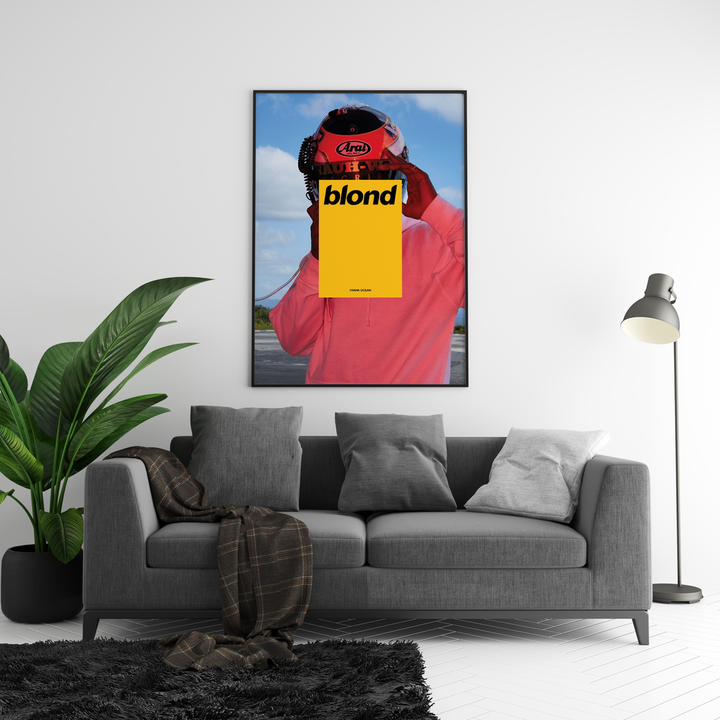 Frank Ocean Blonde  | Unframed Bedroom Wall Art album cover poster print wall art decor