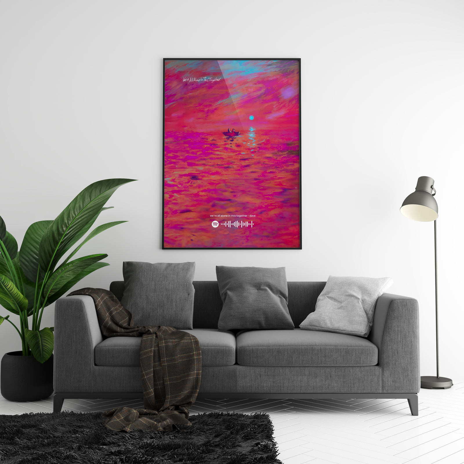 Dave Were All Alone In This Together Spotify album cover poster print wall art decor