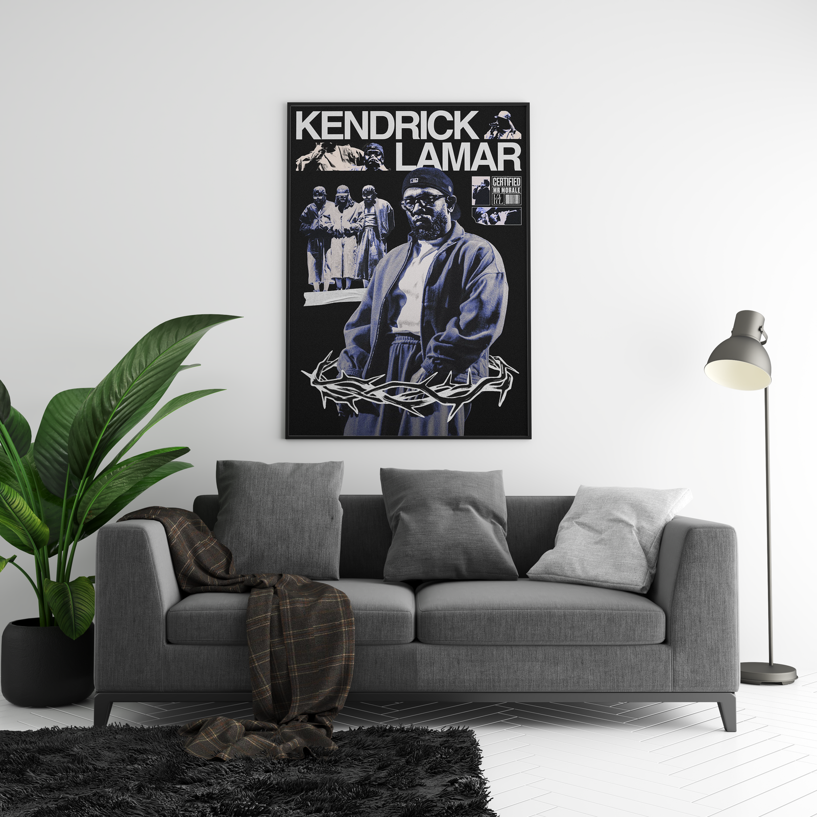 Kendrick Lamar Morale album cover poster print wall art decor