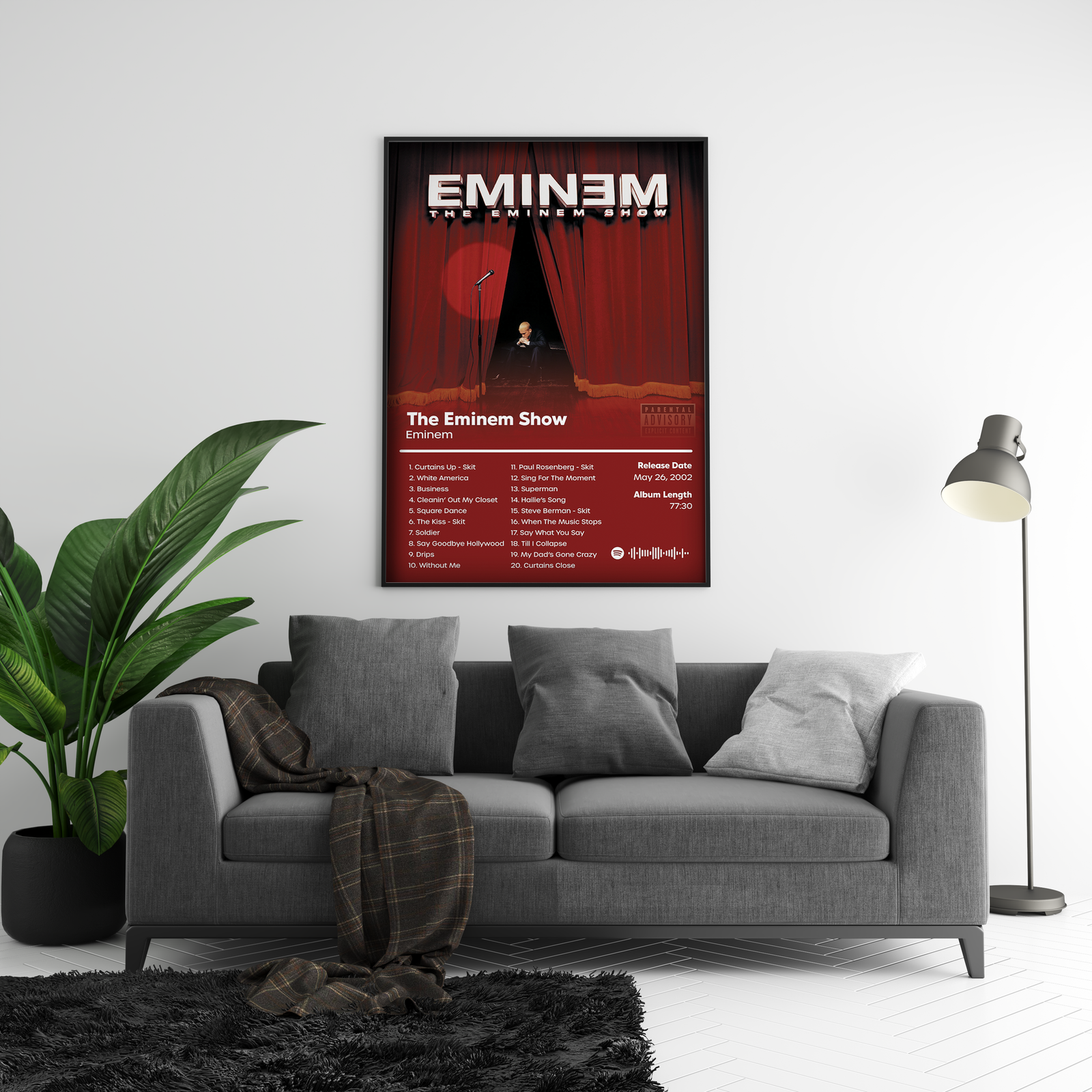 Eminem The Eminem Show album cover poster print wall art decor
