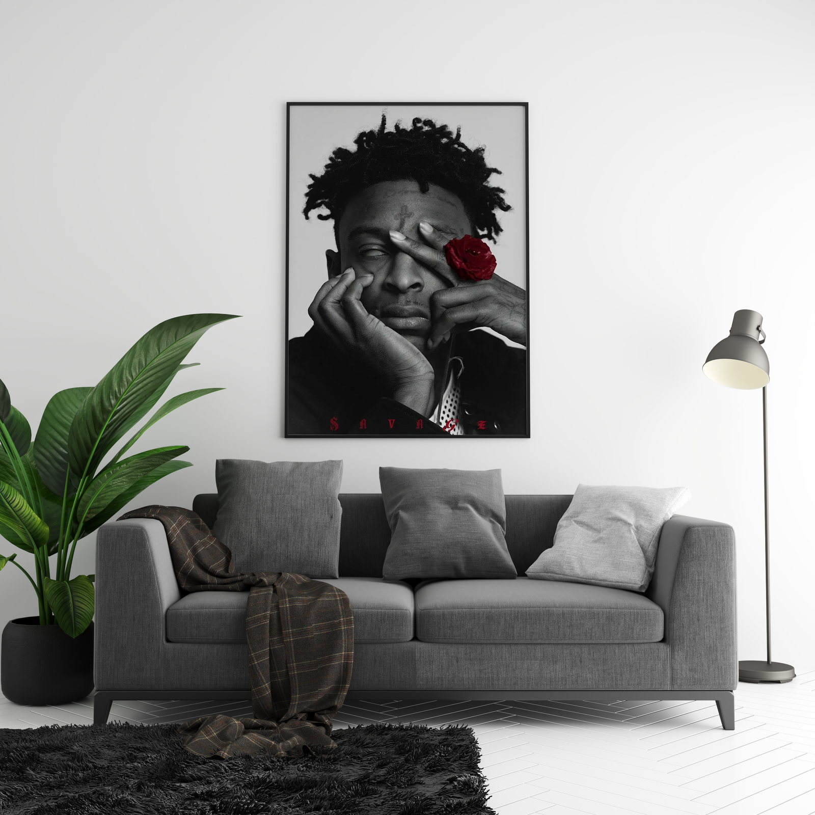 21 Savage - Rose album cover poster print wall art decor