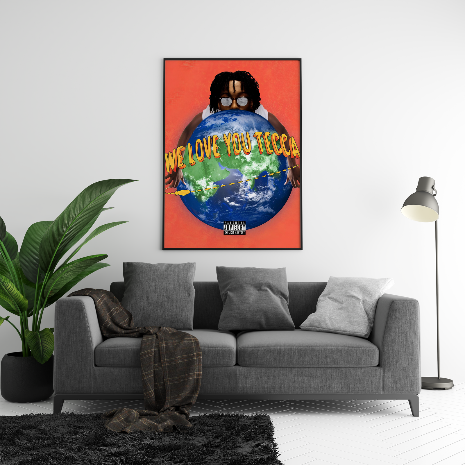 Lil Tecca We Love You Tecca Album | Unframed Bedroom album cover poster print wall art decor
