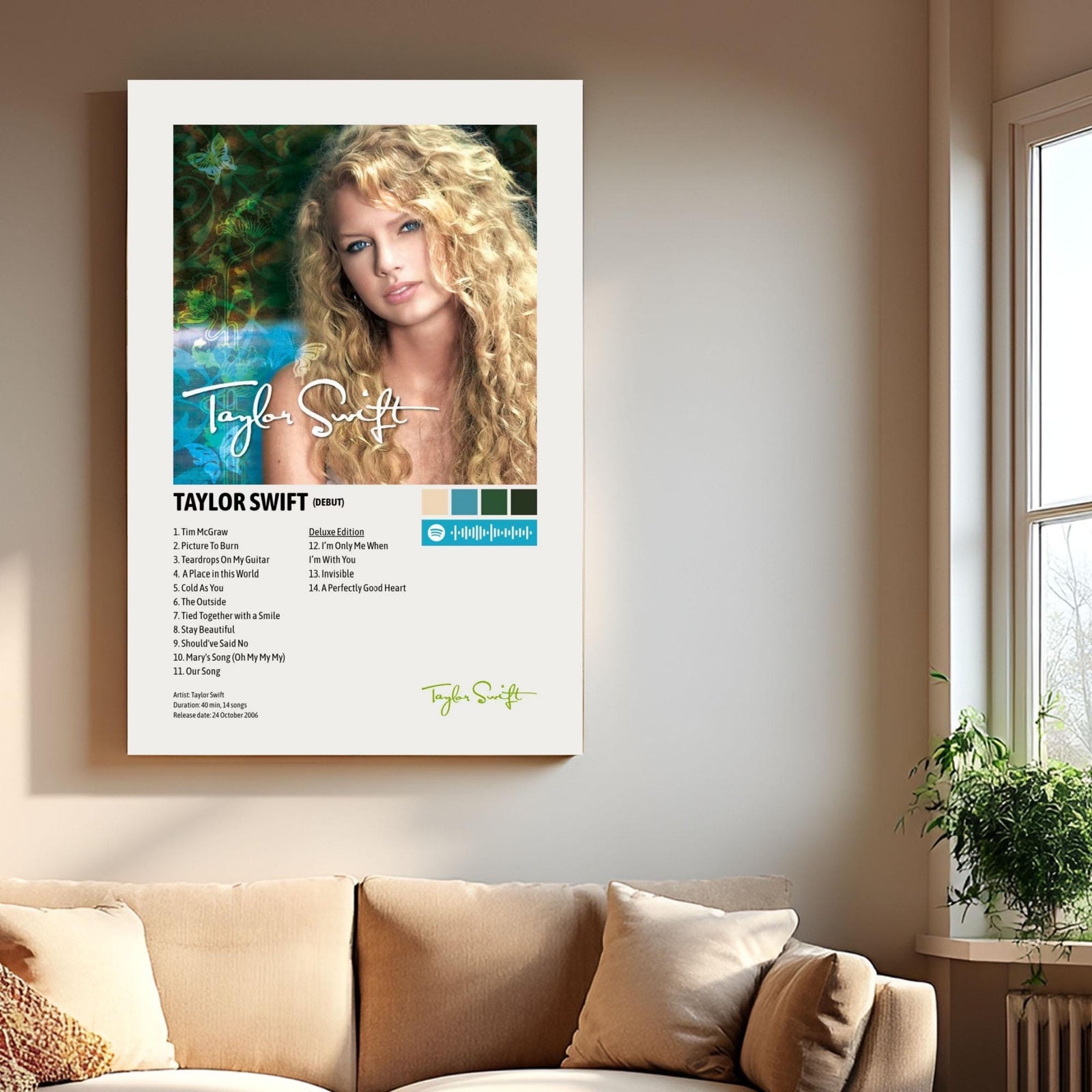 Taylor Swift Travis Scott UTOPIA   Modern Home Wall Decoration album cover poster print wall art decor