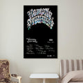 Drake Honestly, Nevermind Metallic Typography Art poster wall art print room decor