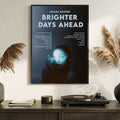 Brighter Days Ahead Deep Blue Album Poster poster wall art print room decor