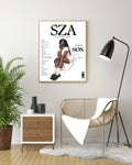 SZA SOS Magazine Cover Style Aesthetic Art Poster poster wall art print room decor
