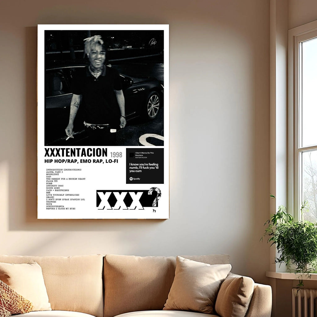 XXXTentacion XXXTENTACION Look At Me Spotify Style Art album cover poster print wall art decor