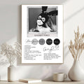 Dangerous Woman Album Poster - Black & White Classic poster wall art print room decor