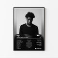 YoungBoy Never Broke Again Top Tracklist Poster | Unframed Bedroom Wall Art