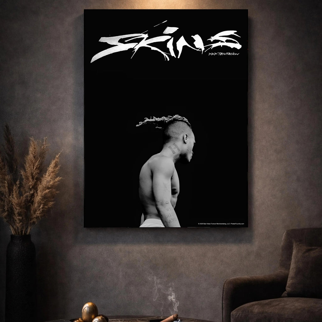 XXXTentacion XXXTENTACION SKINS  Cover Art album cover poster print wall art decor