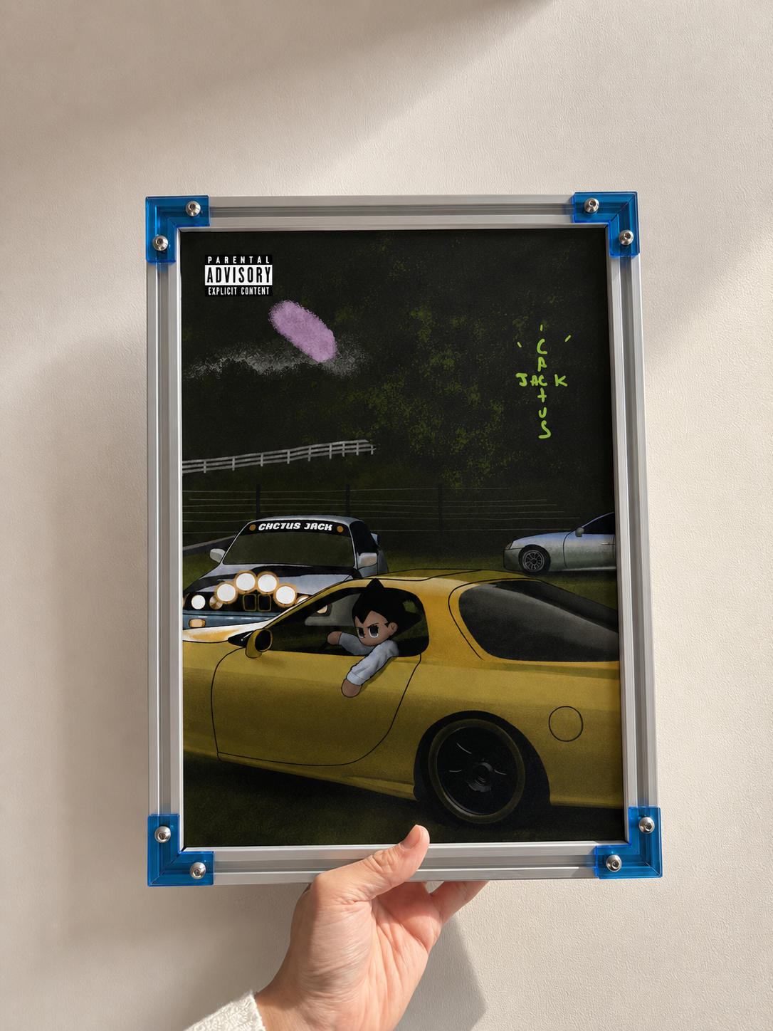 Travis Scott Cactus Jack Astro Boy Poster | Unframed Bedroom Wall Art