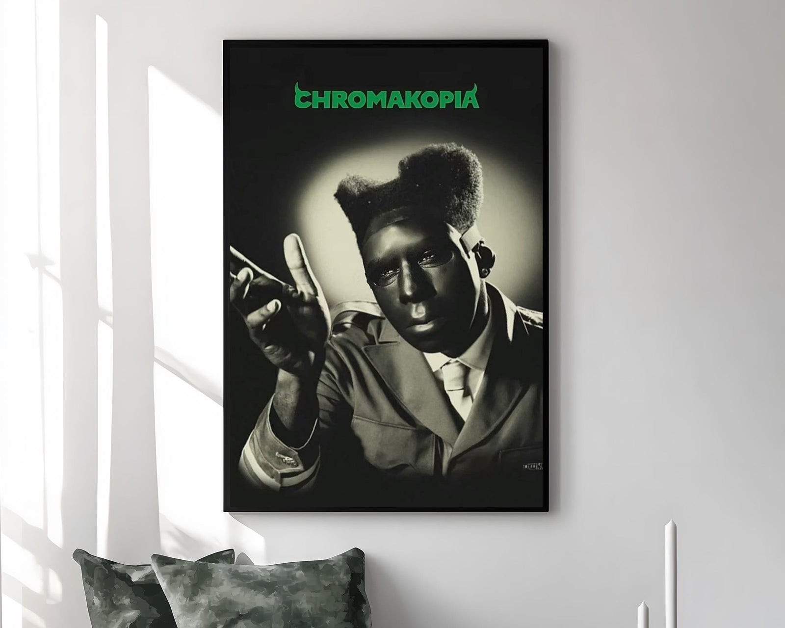 Tyler, The Creator CHROMAKOPIA Noir Mask album cover poster print wall art decor