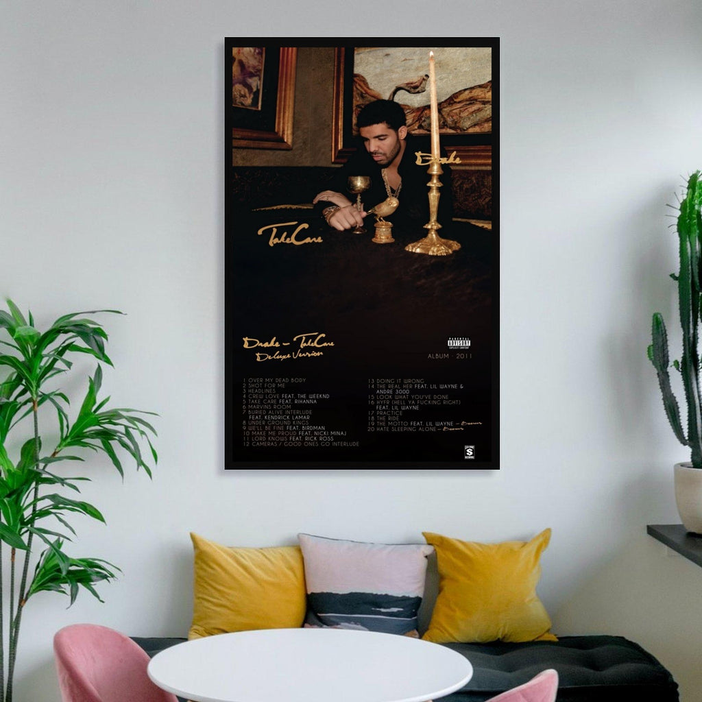 Drake Certified Lover Boy Black and White Photo Art album cover poster print wall art decor