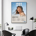 Taylor Swift 1989 (Taylors Version) Poster | Blue Sky Aesthetic Tracklist Art Print | Music Wall Decor for Swifties poster wall art print room decor