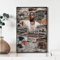 Kanye West Discography Collage Wall Art Print poster wall art print room decor
