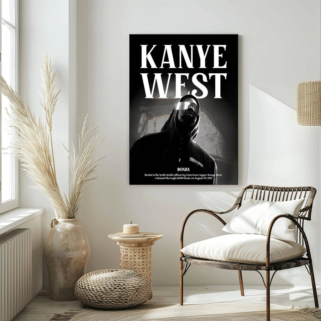 Kanye West Donda Portrait Wall Art Print album cover poster print wall art decor