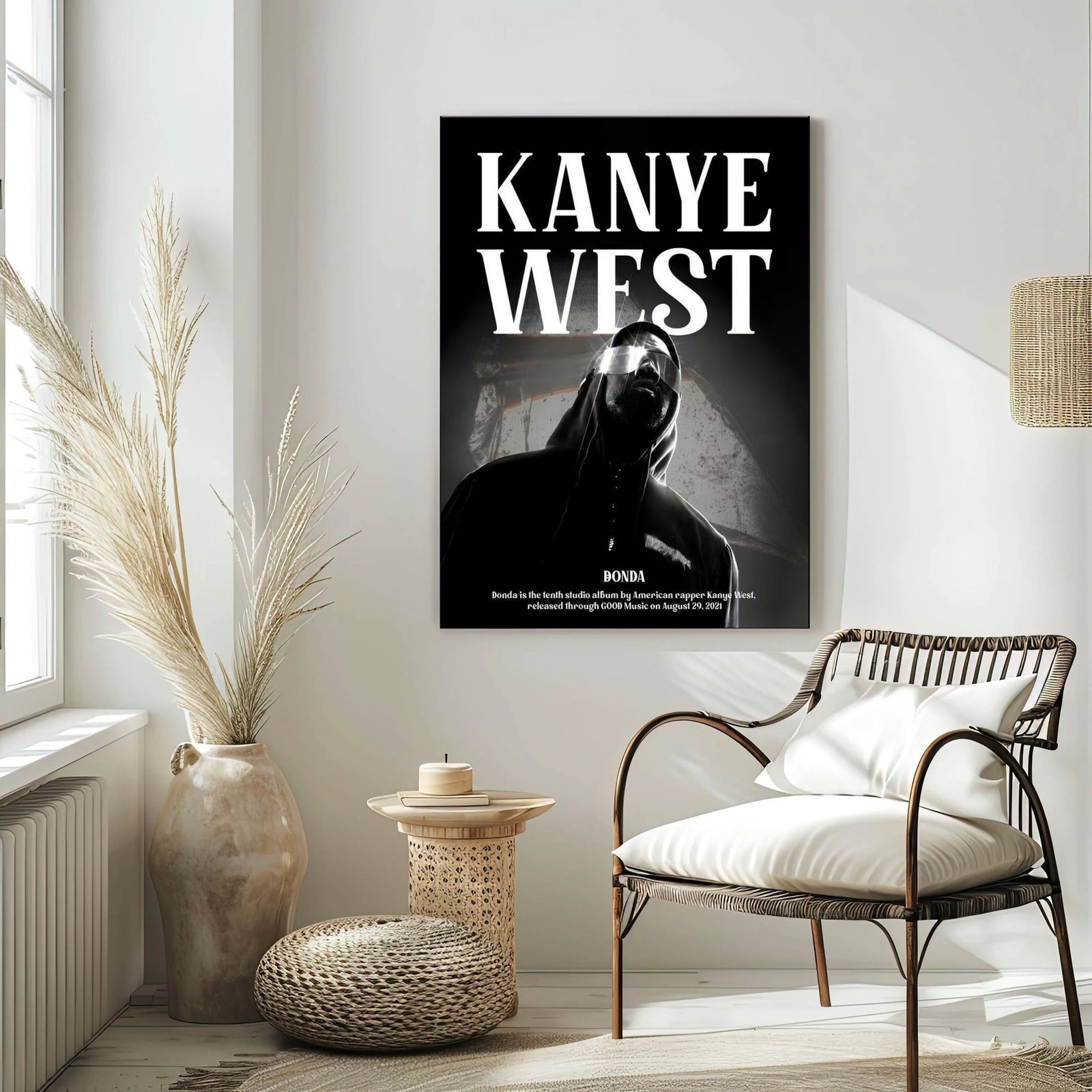 Kanye West Donda Portrait album cover poster print wall art decor