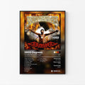 YoungBoy Never Broke Again 3800 Degrees Tracklist Poster | Unframed Bedroom Wall Art