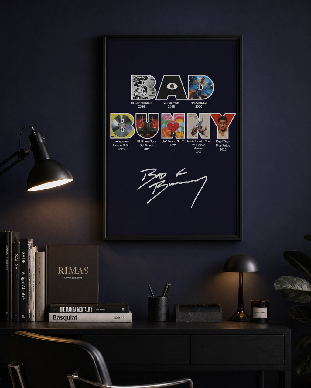 Bad Bunny Discography Collage  | Unframed Bedroom Wall Art album cover poster print wall art decor