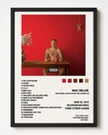 Mac Miller Watching Movies with the Sound Off Tracklist Poster | Unframed Bedroom Wall Art