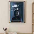 Billie Eilish Dark Aesthetic Music Poster Waterproof Non-woven Wall Art poster wall art print room decor