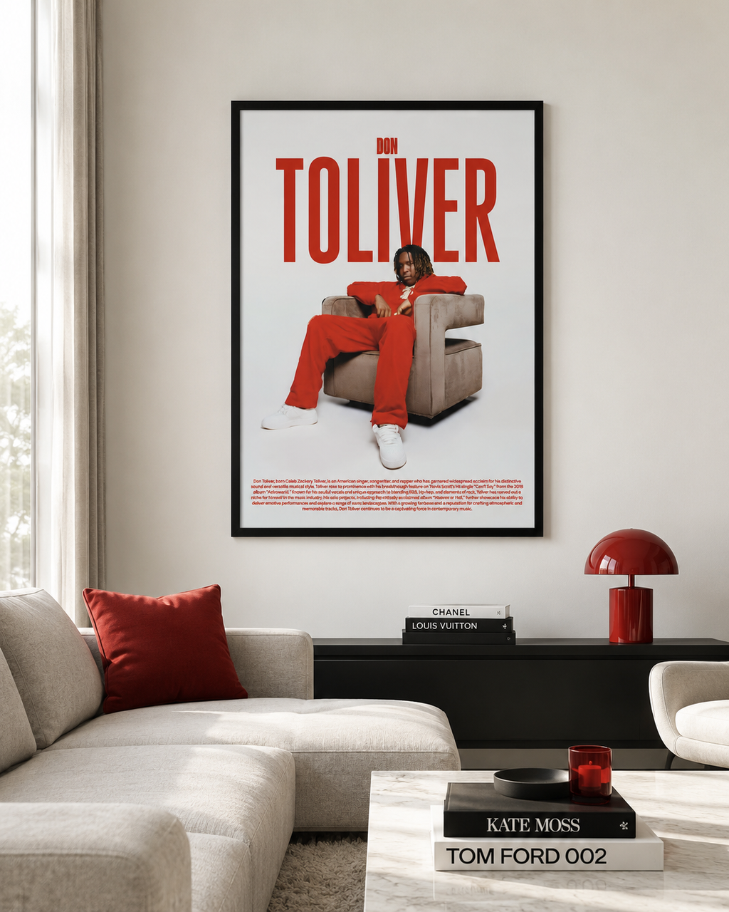 Don Toliver Biography Portrait  | Unframed Bedroom Wall Art album cover poster print wall art decor