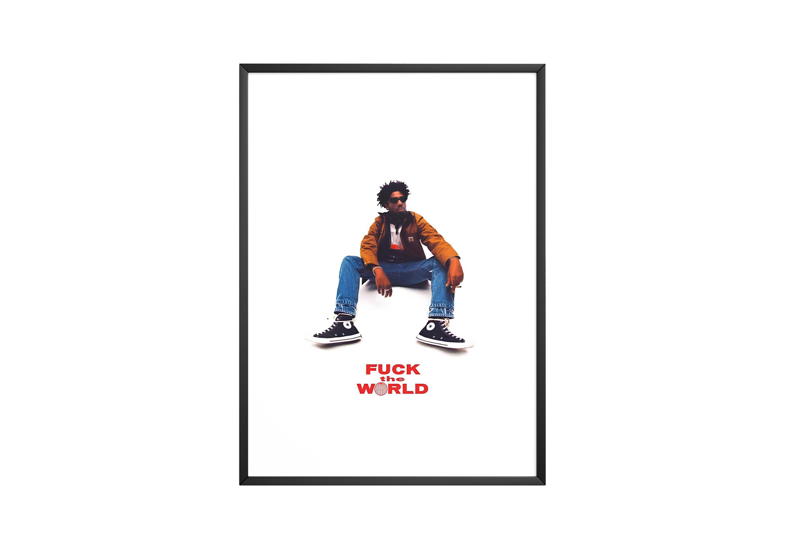 Brent Faiyaz - F*** The World Aesthetic album cover poster print wall art decor