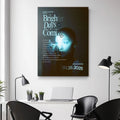 Brighter Days Coming Poster - Deep Blue Art Edition poster wall art print room decor