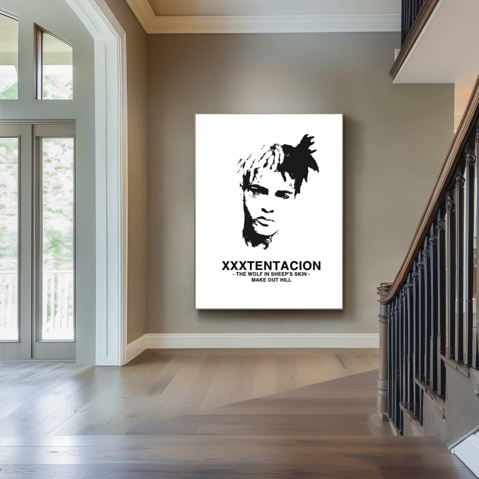 XXXTentacion XXXTENTACION Wolf In Sheeps Skin Minimalist album cover poster print wall art decor